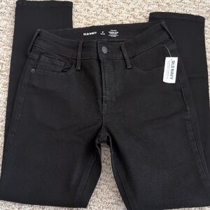 Old Navy Women's Classic Black Skinny Jeans 0P NWT